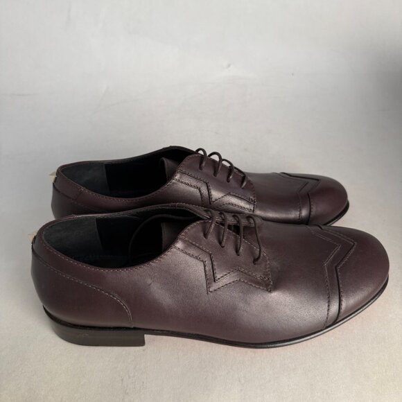 Valentino Garavani  Men\'s Brown Star Oxford - EU size 42, US size 9